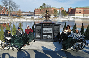 Earley,-Charity-Adams-statue---surviving-members-of-the-6888th-in-2018.jpg